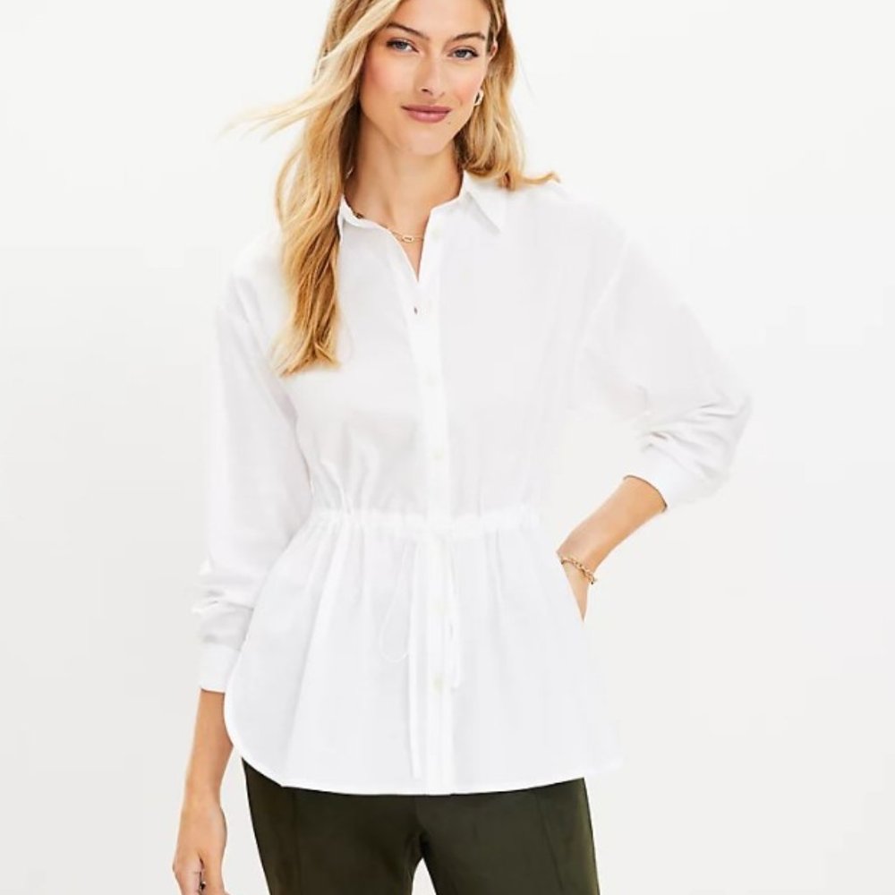 Drawstring Tunic Shirt